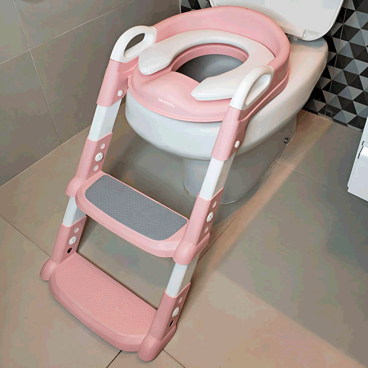 Assento Redutor Com Escada Troninho Infantil Desfralde