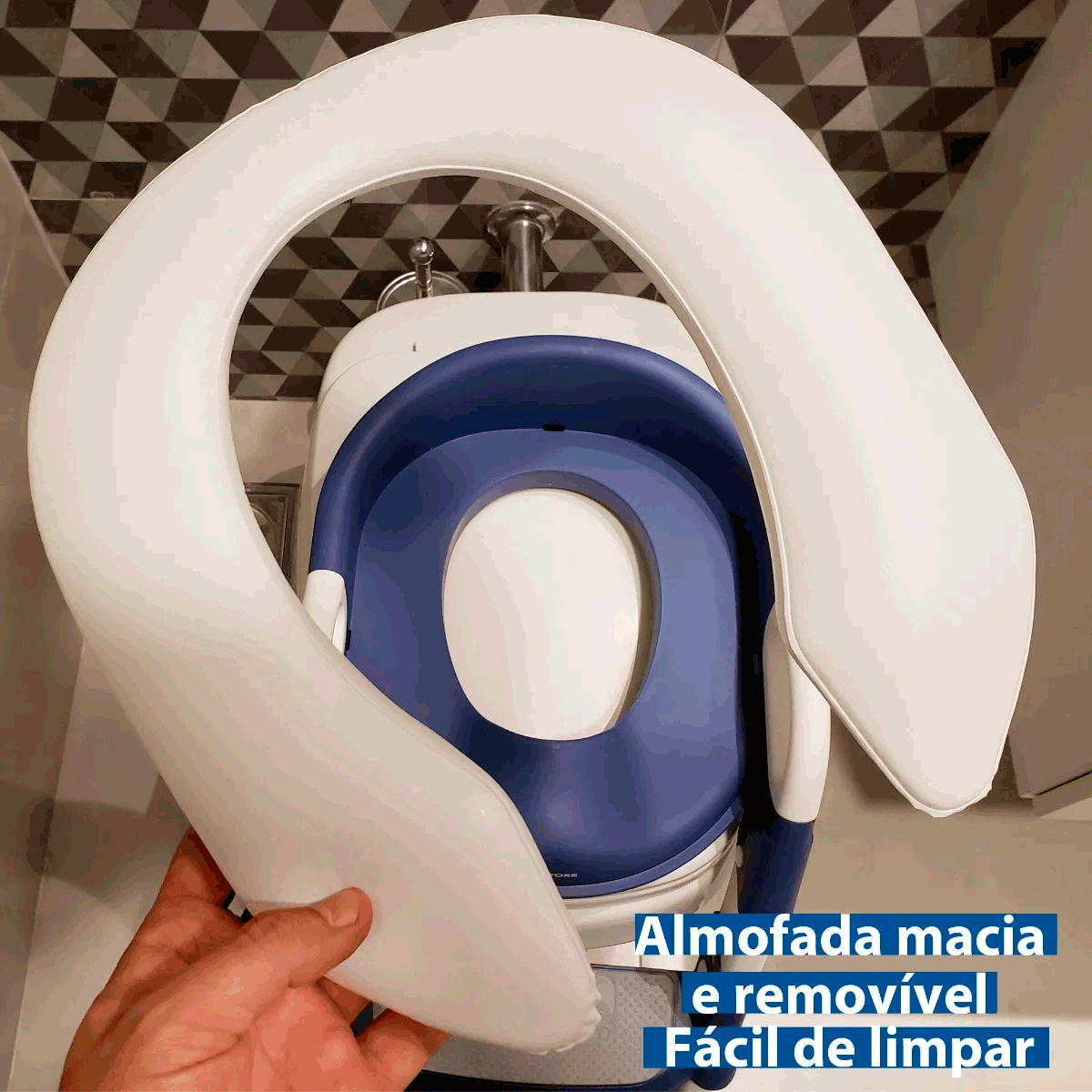 Assento Redutor Com Escada Troninho Infantil Desfralde