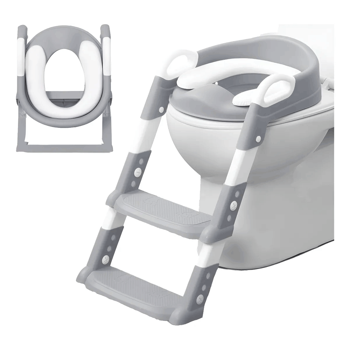 Assento Redutor Com Escada Troninho Infantil Desfralde