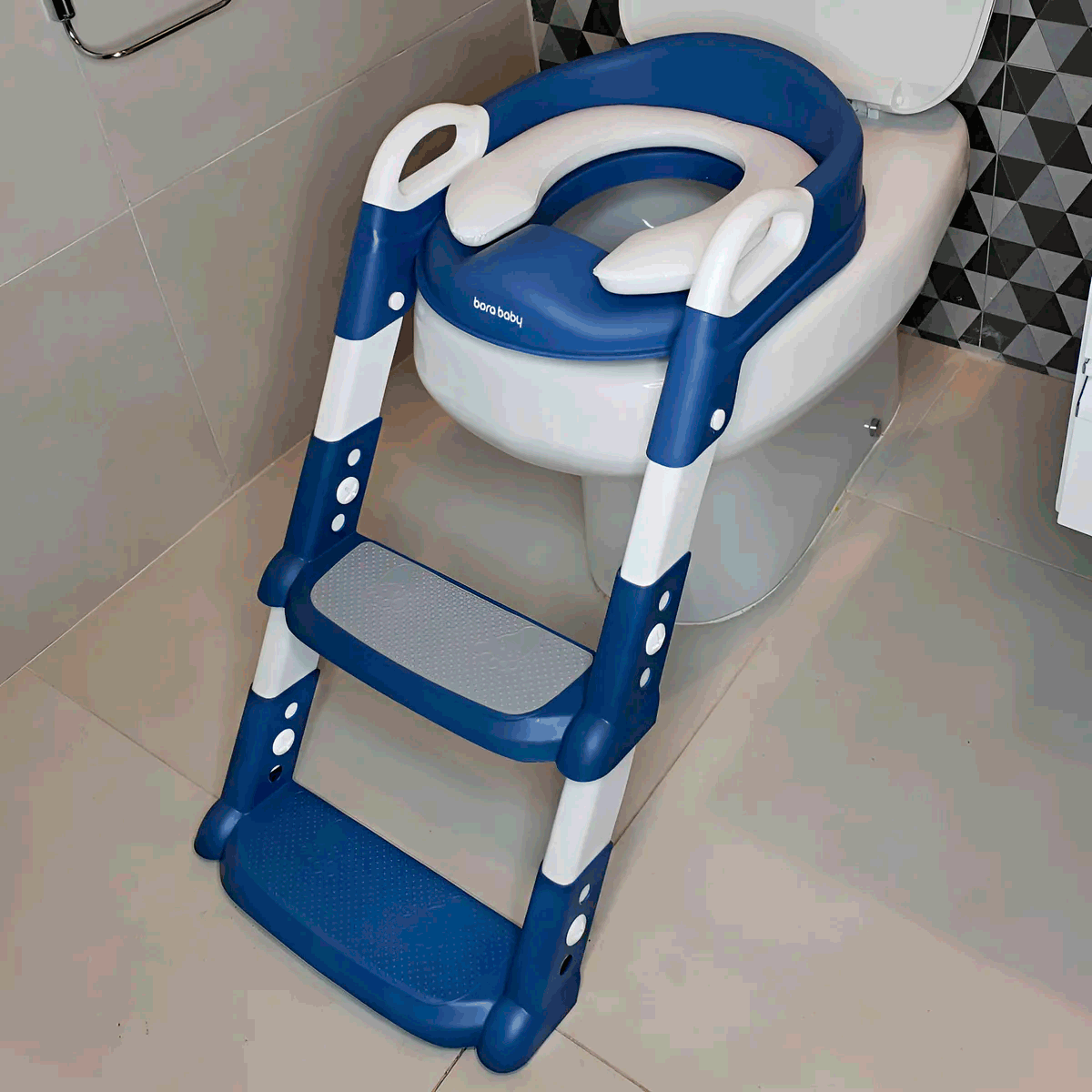 Assento Redutor Com Escada Troninho Infantil Desfralde