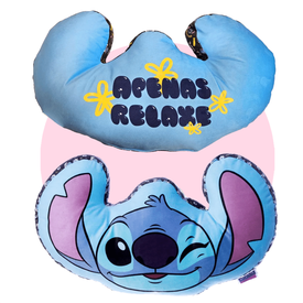 Almofada 3D Formato Stitch - Zona Criativa