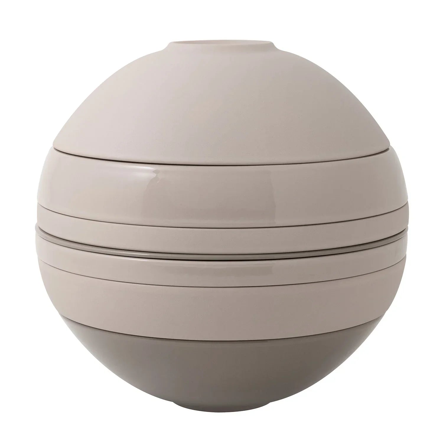 Conjunto de Jantar para 2 Pessoas - La Boule 7 Peças Bege