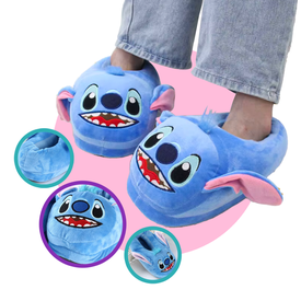 Pantufa Infantil Antiderrapante Disney Stitch